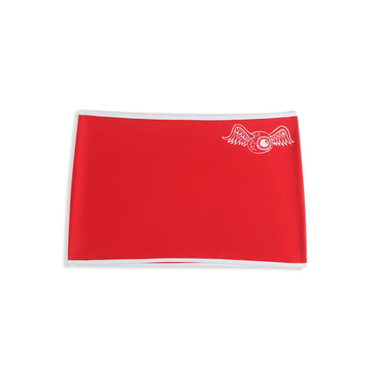 TWO TONE SWIM SKIRT -  RED WHITE