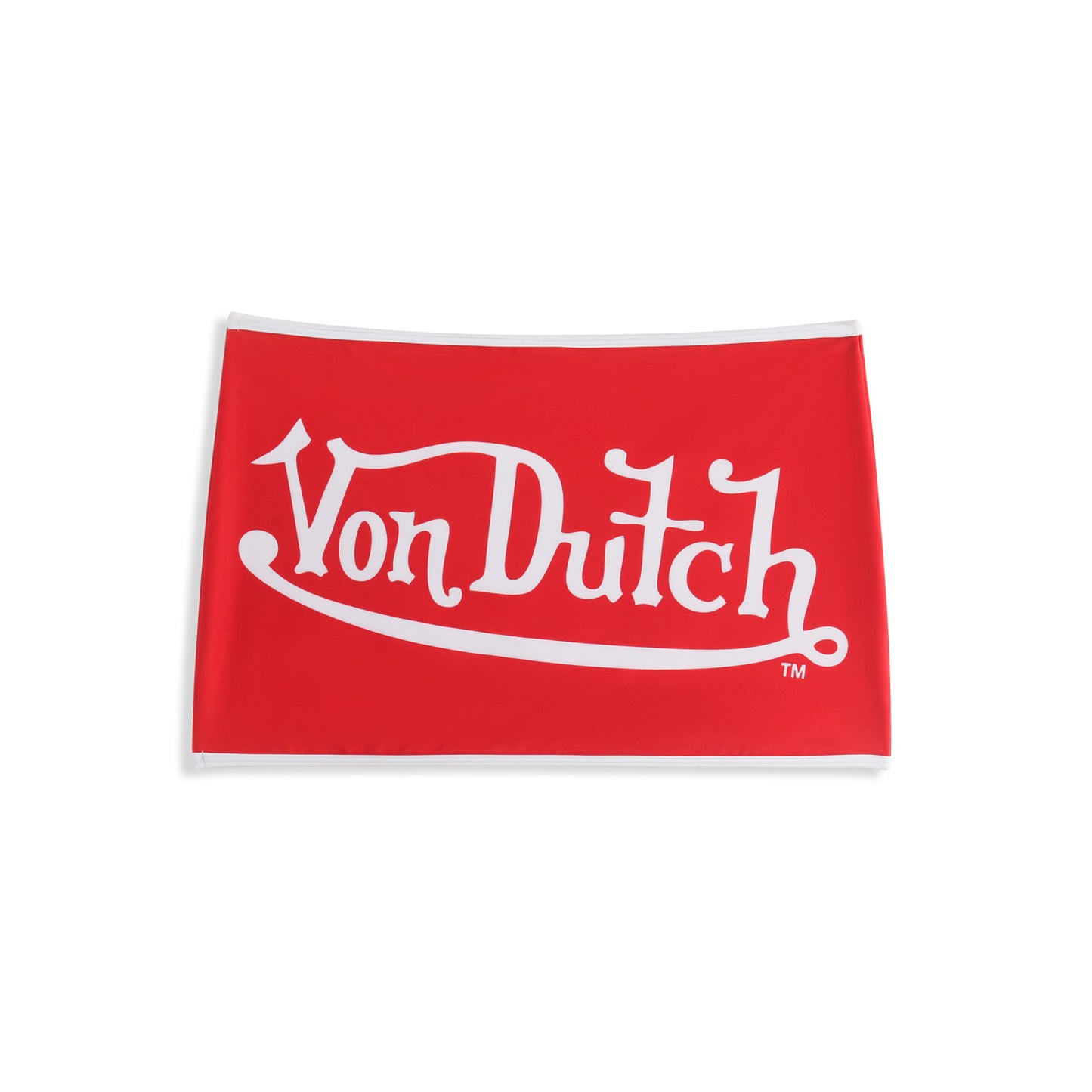 TWO TONE SWIM SKIRT -  RED WHITE