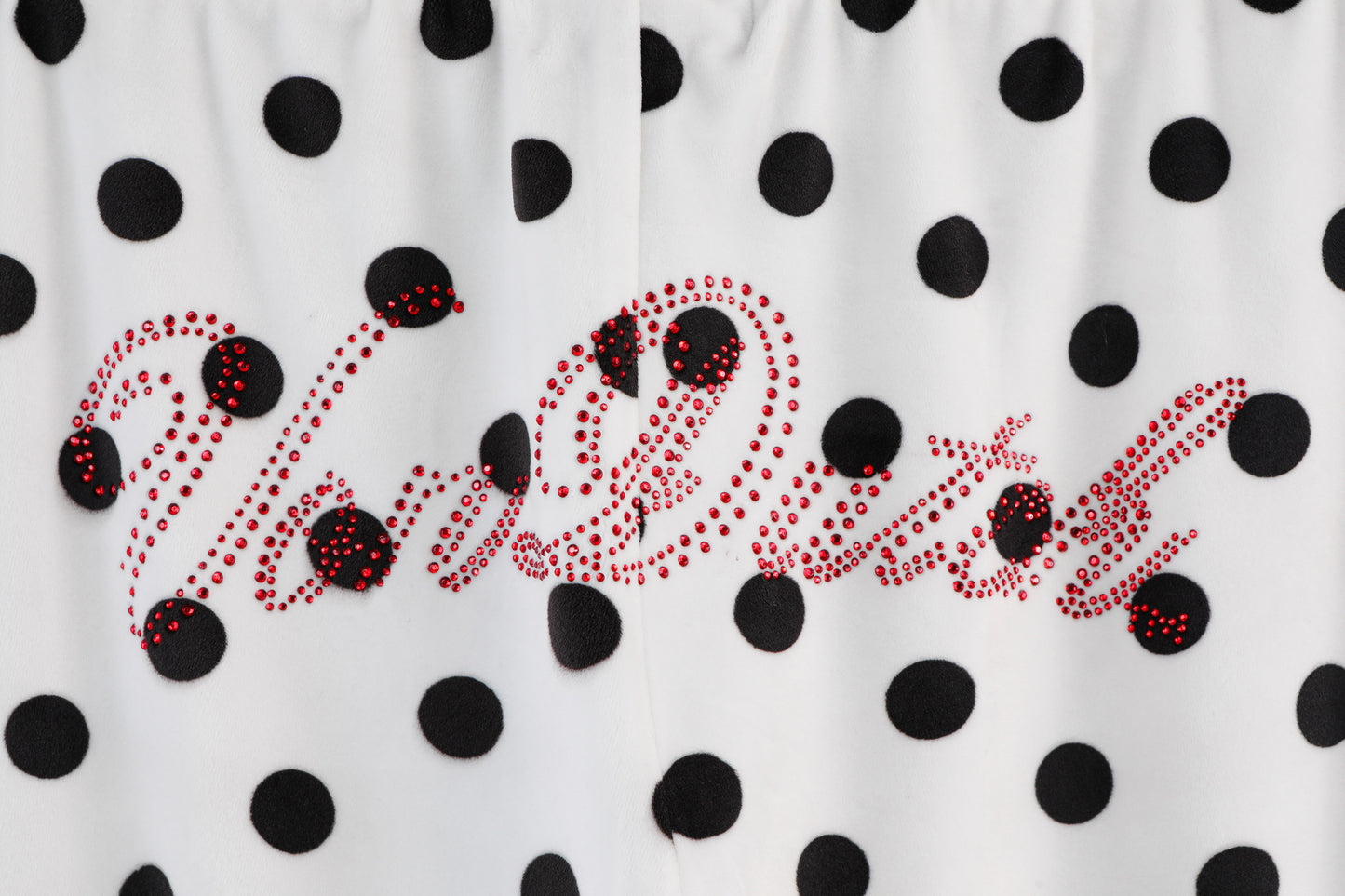 Velour Sweats - Polka Dot