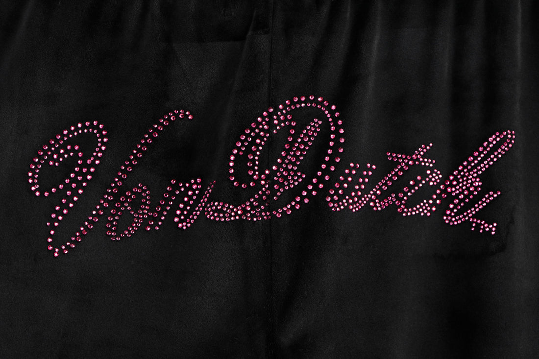 Velour Sweats - Black