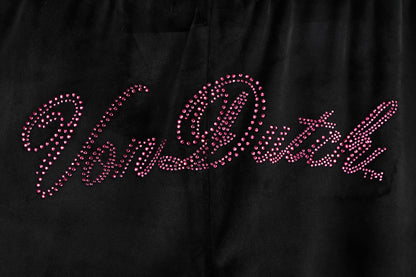 Velour Sweats - Black