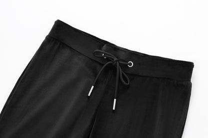 Velour Sweats - Black