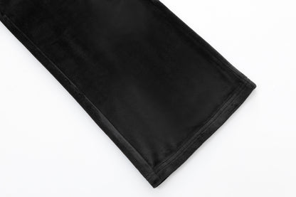 Velour Sweats - Black