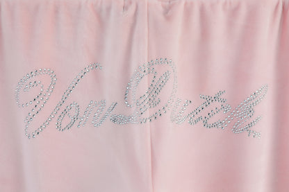 Velour Sweats - Pink