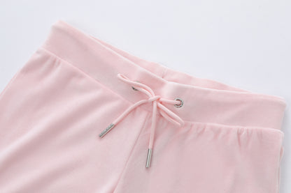Velour Sweats - Pink