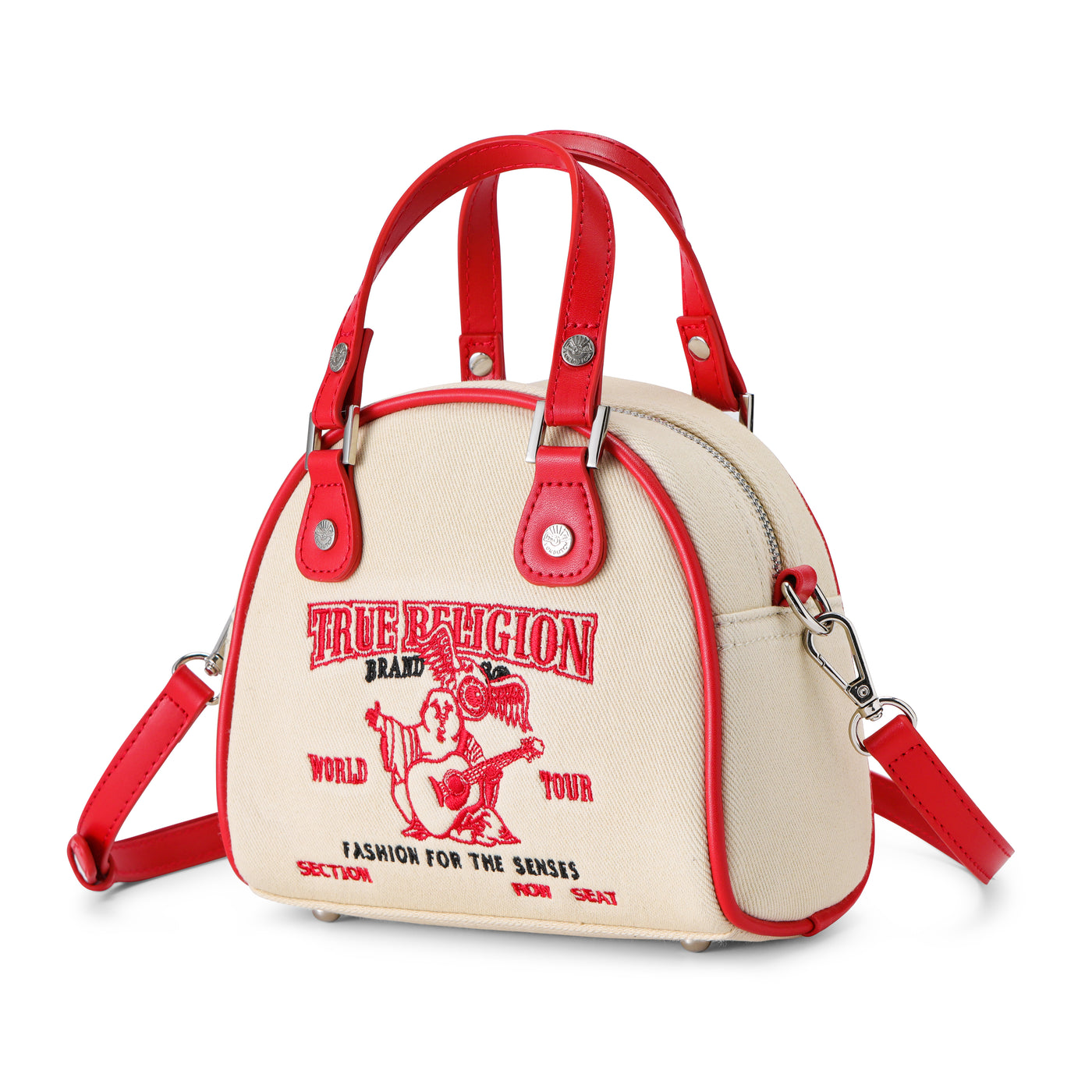 Von Dutch x True Religion Bowling Bag - Cream Denim
