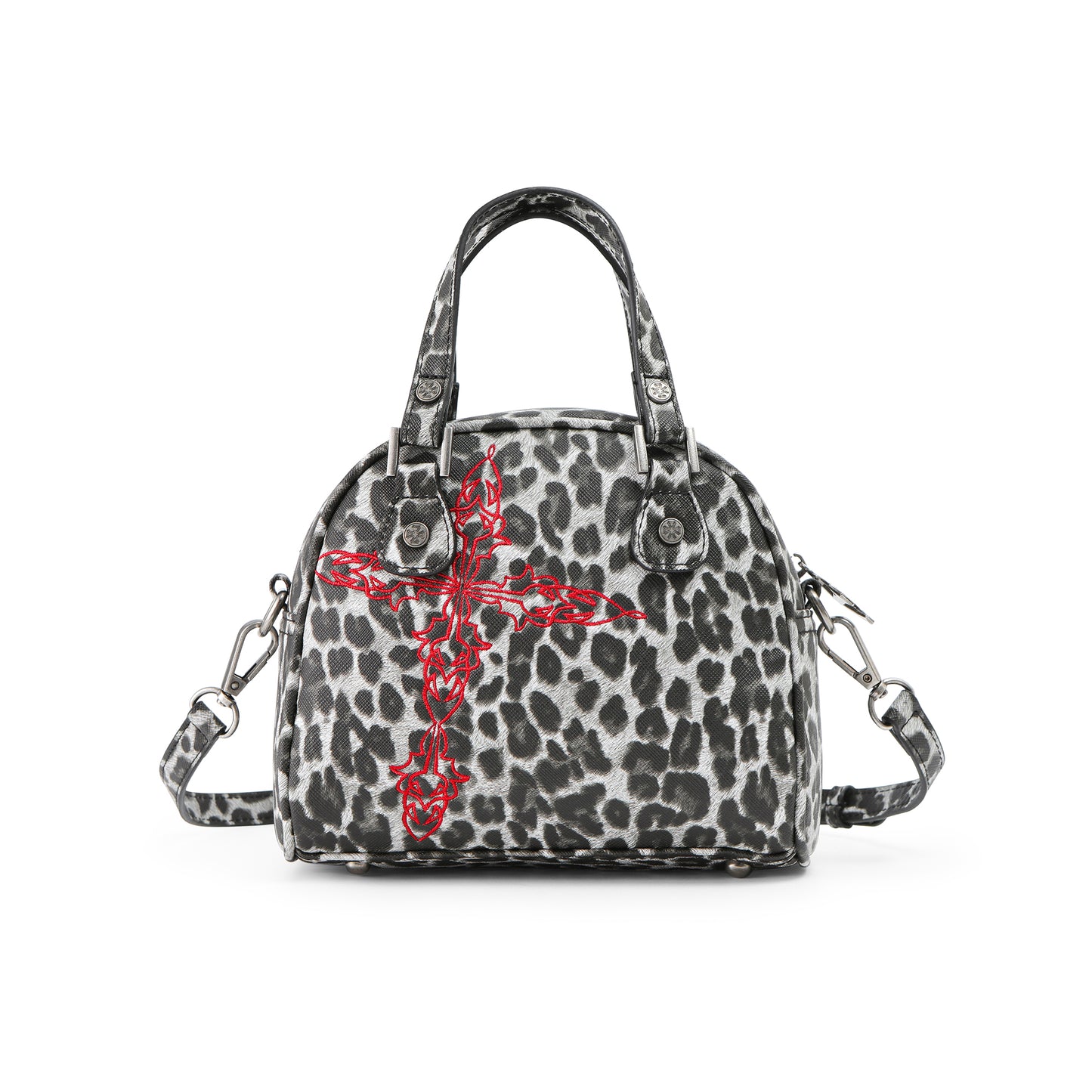 Chopper Cross Bowling Bag - Red Leopard Print