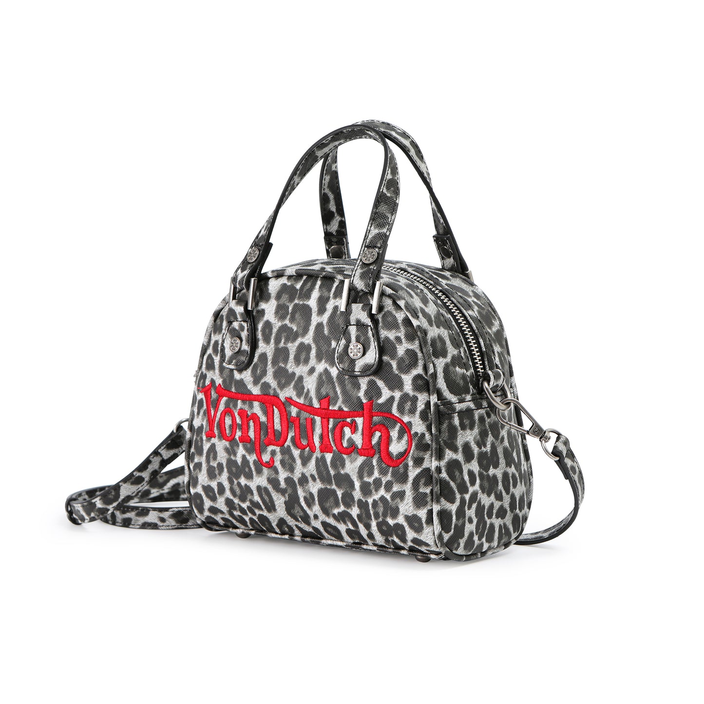 Chopper Cross Bowling Bag - Red Leopard Print