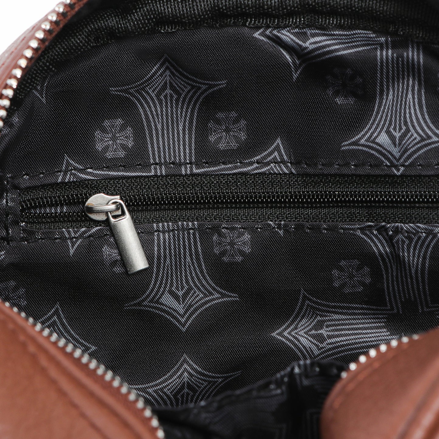 Chopper Cross Bowling Bag - Brown & Cream Orange