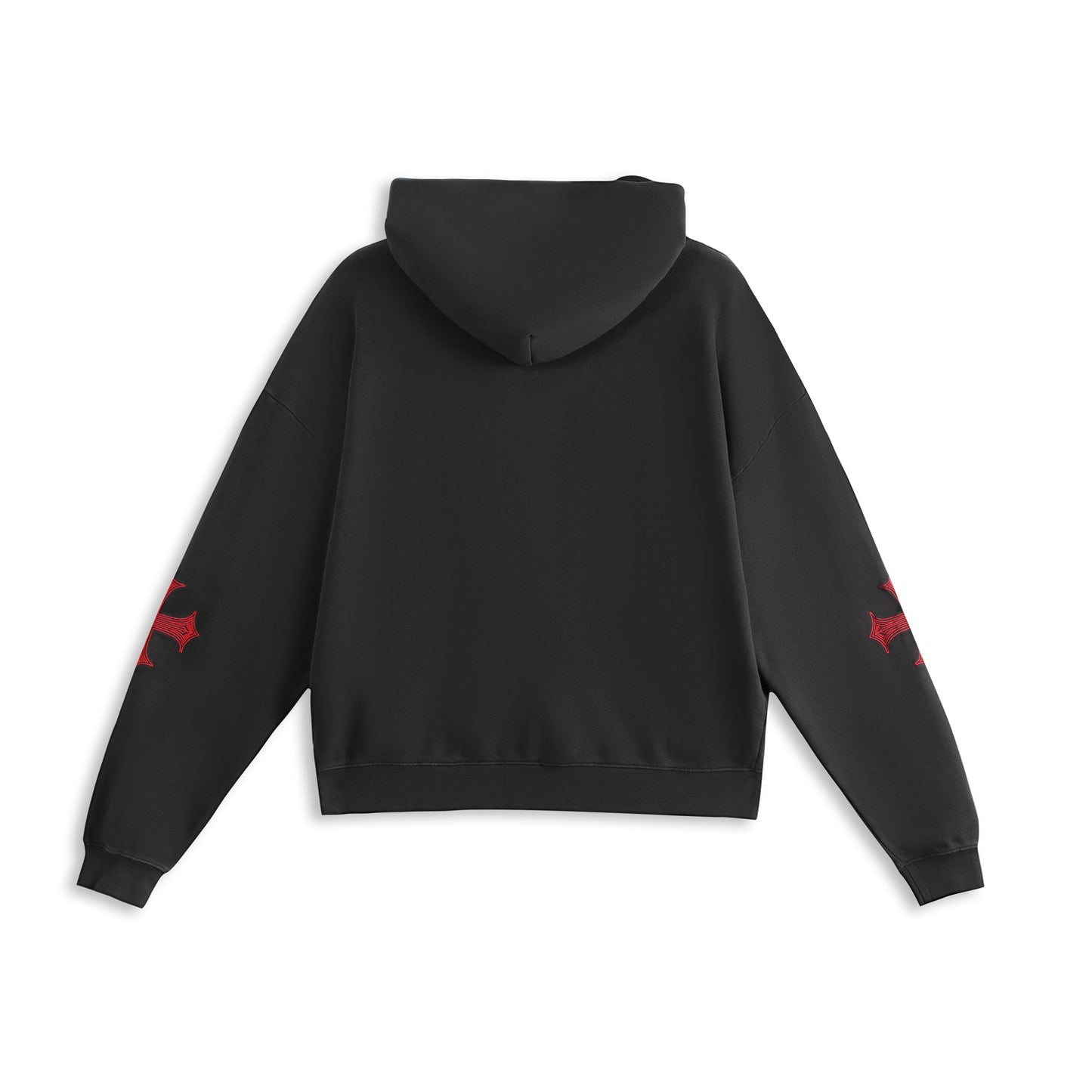 CHOPPER CRIMSON HOODIE - BLACK & RED