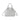 Embroidered Chopper Bowling Bag-Silver