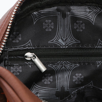 Chopper Cross Bowling Bag - Brown & Orange