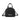 Embroidered Chopper Bowling Bag-Black