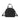 Embroidered Chopper Bowling Bag-Black
