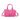 Embroidered Chopper Speedy Bag-Hot Pink