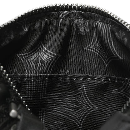 Embroidered Chopper Hanna Bag -Black