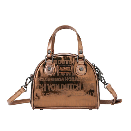 Metallic Brown Reflective Bowling Bag