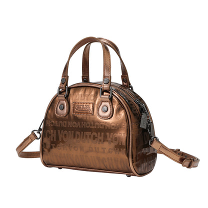 Metallic Brown Reflective Bowling Bag