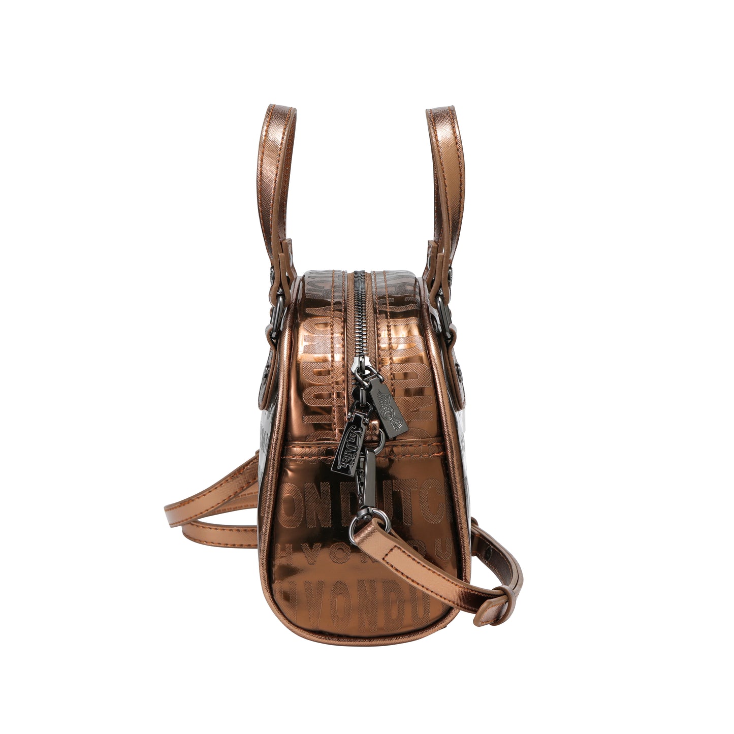 Metallic Brown Reflective Bowling Bag