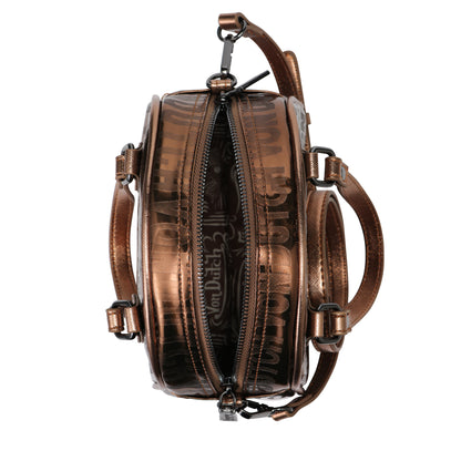 Metallic Brown Reflective Bowling Bag