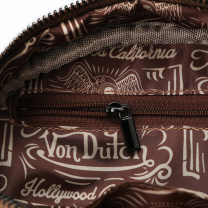 Metallic Brown Reflective Bowling Bag