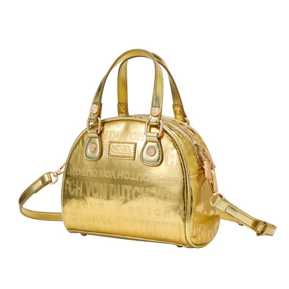 Metallic Gold Reflective Bowling Bag