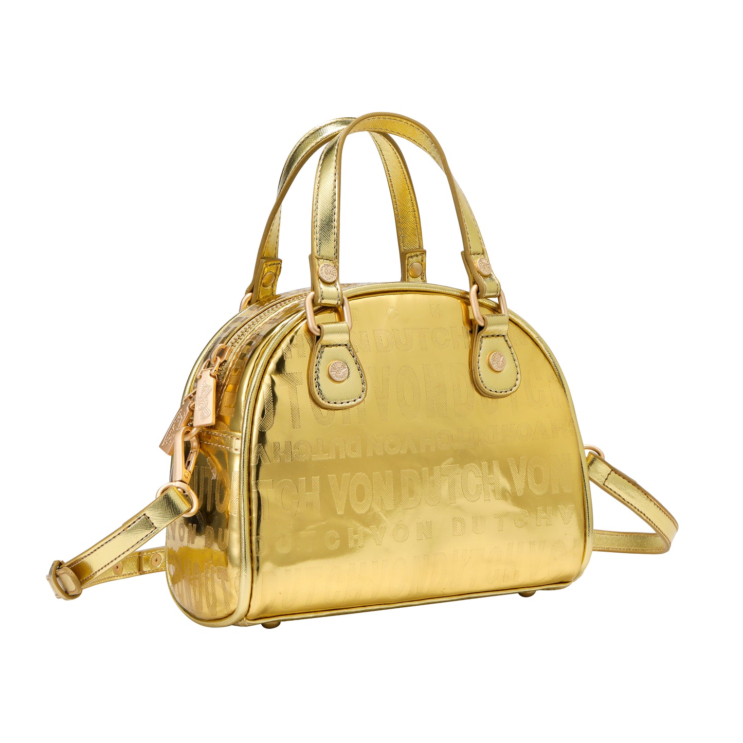 Metallic Gold Reflective Bowling Bag
