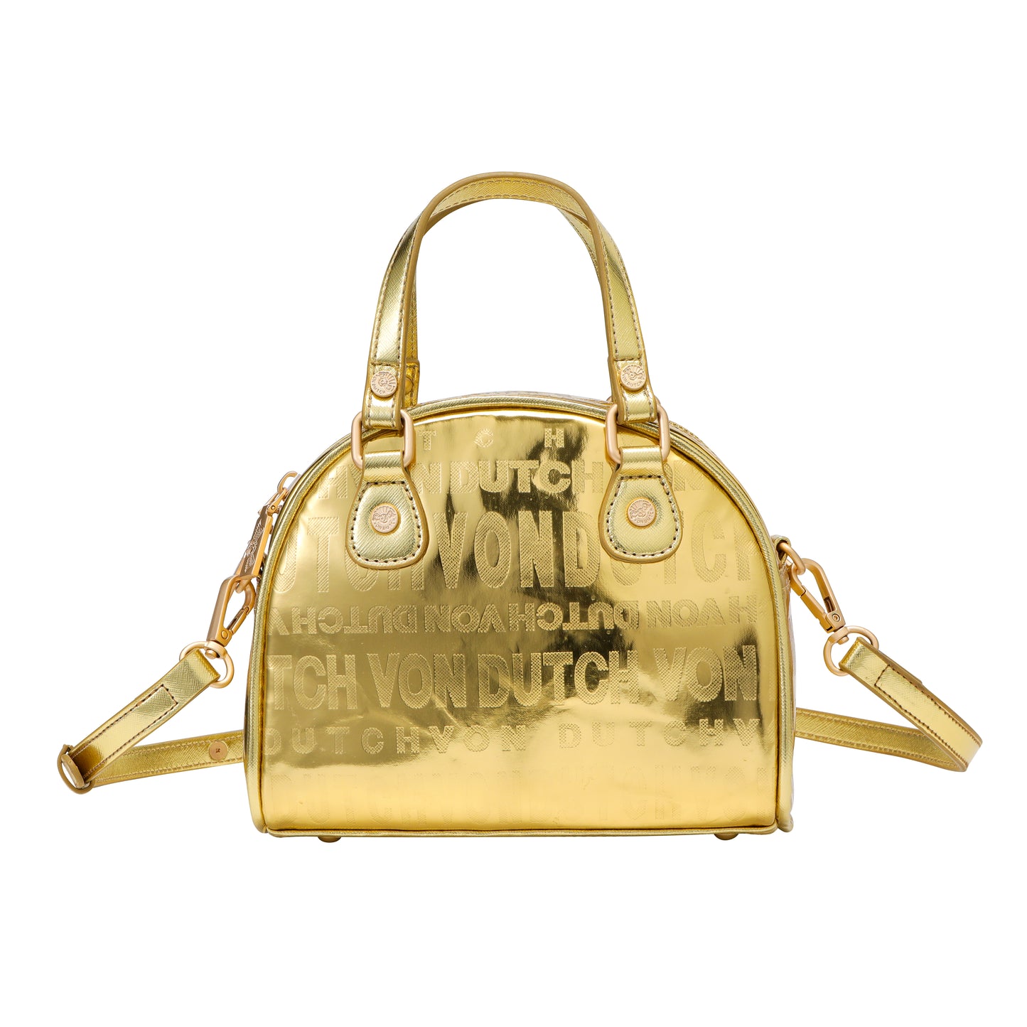 Metallic Gold Reflective Bowling Bag