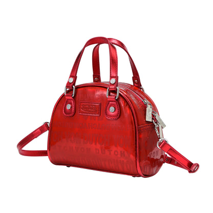 Metallic Red Reflective Bowling Bag