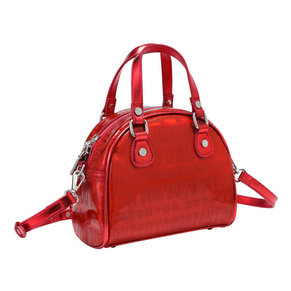 Metallic Red Reflective Bowling Bag