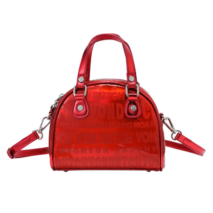 Metallic Red Reflective Bowling Bag