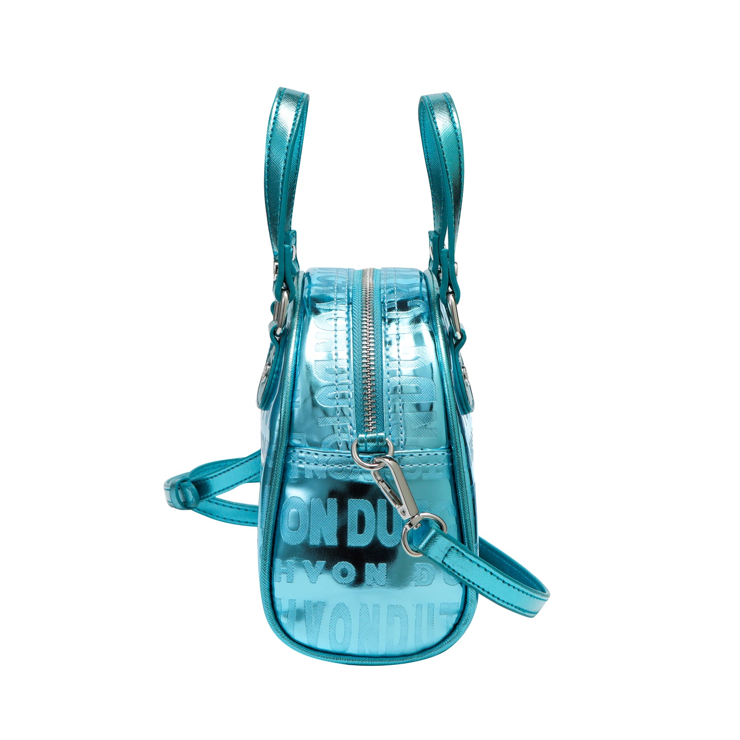 Metallic Blue Reflective Bowling Bag
