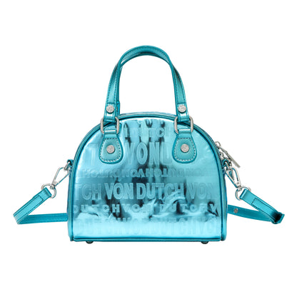 Metallic Blue Reflective Bowling Bag