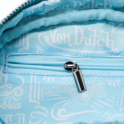 Metallic Blue Reflective Bowling Bag