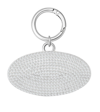 OVAL CHARM KEYCHAIN - ZEBRA