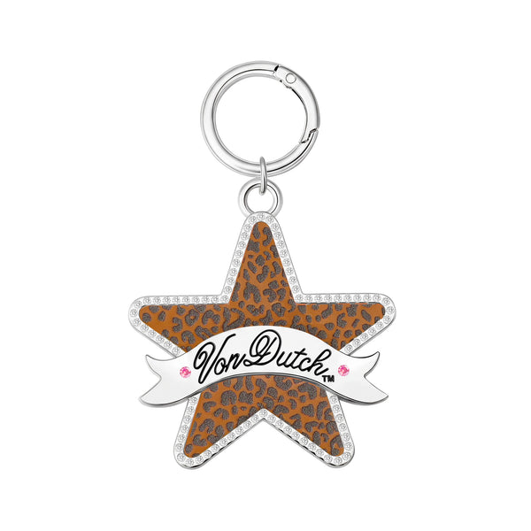 STAR KEYCHAIN - CHEETAH