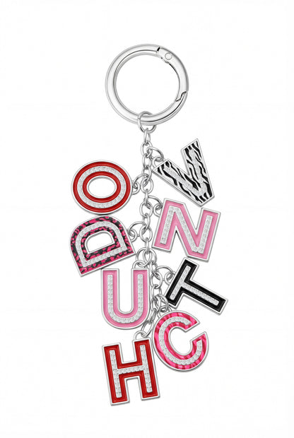VON DUTCH LETTER KEYCHAIN - RAINBOW SAFARI