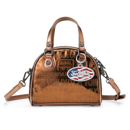 OVAL CHARM KEYCHAIN - USA