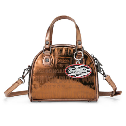 OVAL CHARM KEYCHAIN - BLACK USA