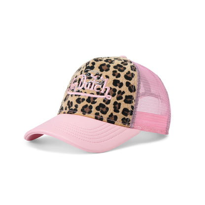 I.AM.GIA X VON DUTCH LEOPARD TRUCKER HAT