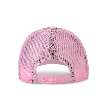 I.AM.GIA X VON DUTCH LEOPARD TRUCKER HAT