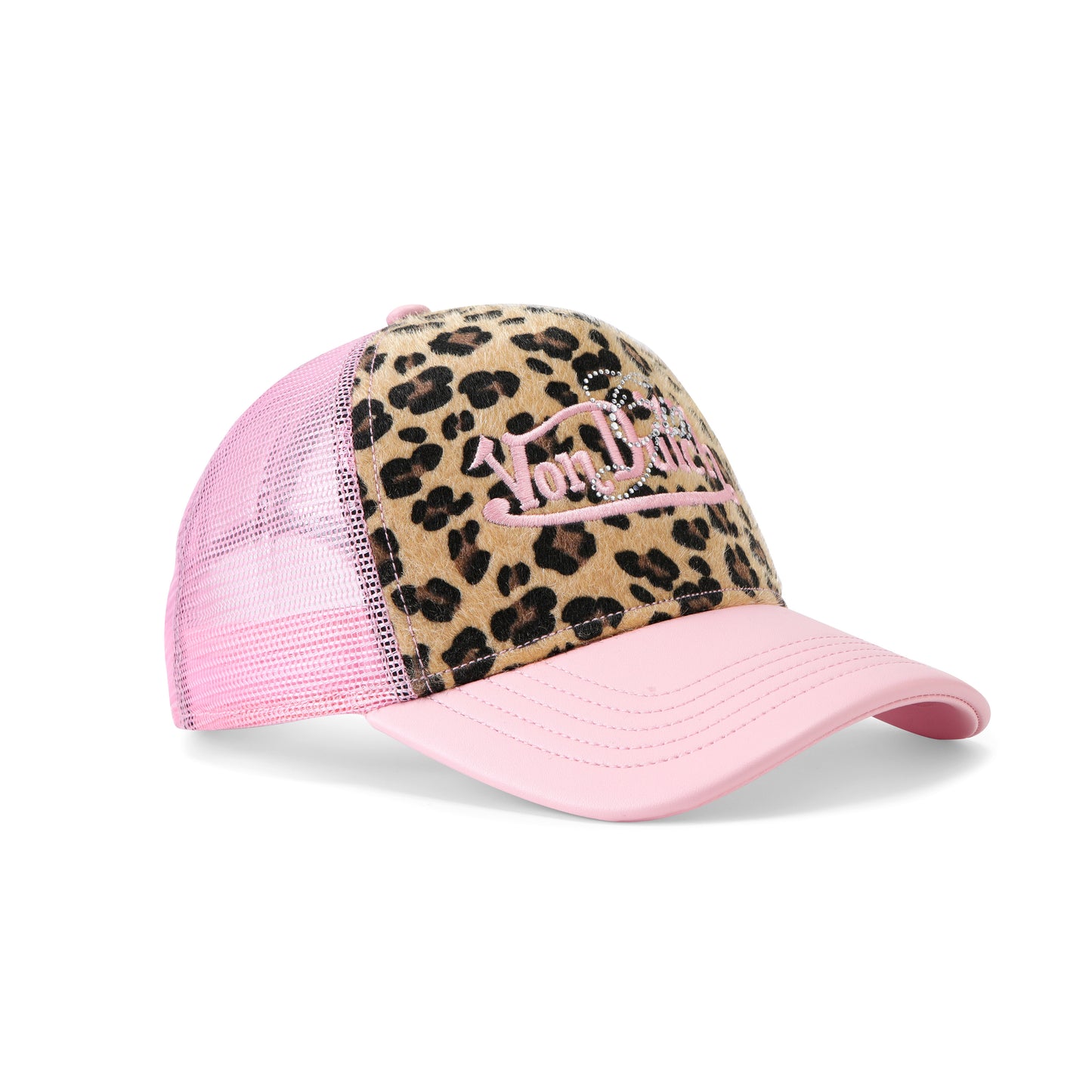 I.AM.GIA X VON DUTCH LEOPARD TRUCKER HAT