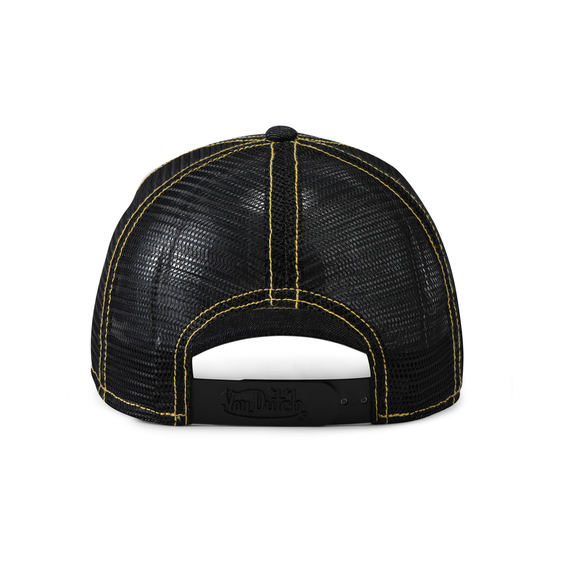 I.AM.GIA X VON DUTCH BLACK DENIM TRUCKER HAT