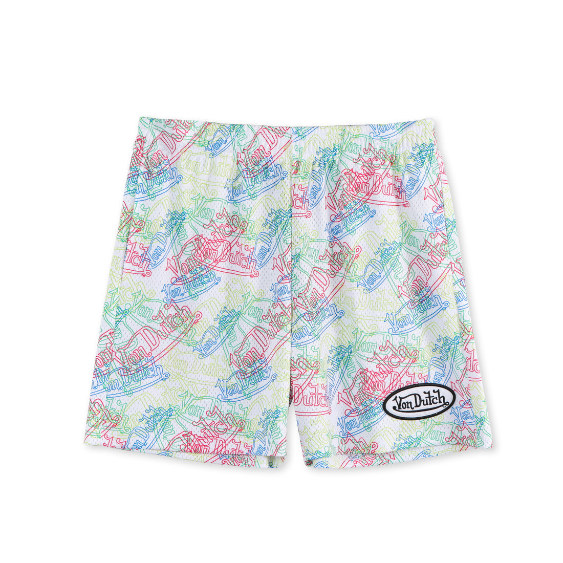Men's Mesh Shorts - Neon Logo — image 1