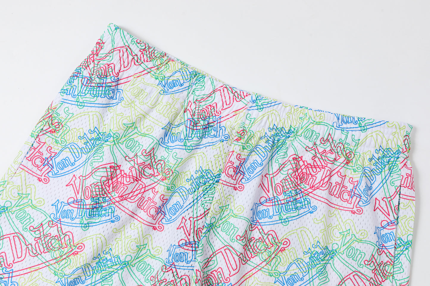 Men's Mesh Shorts - Neon Logo