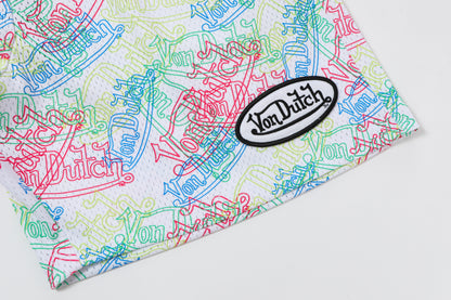 Men's Mesh Shorts - Neon Logo