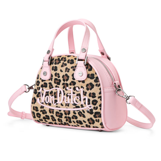 Pink Leopard Bowling Bag