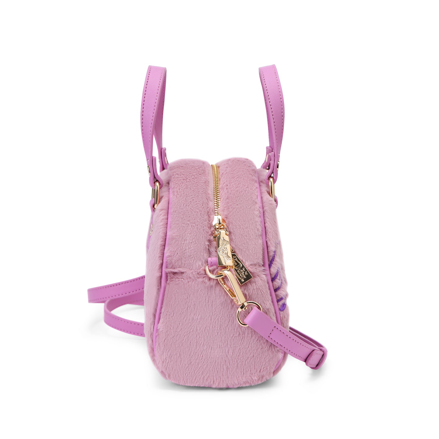 Pink and Purple Furry Bowling Bag