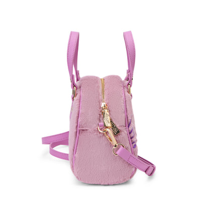 Pink and Purple Furry Bowling Bag