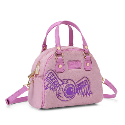 Pink and Purple Furry Bowling Bag